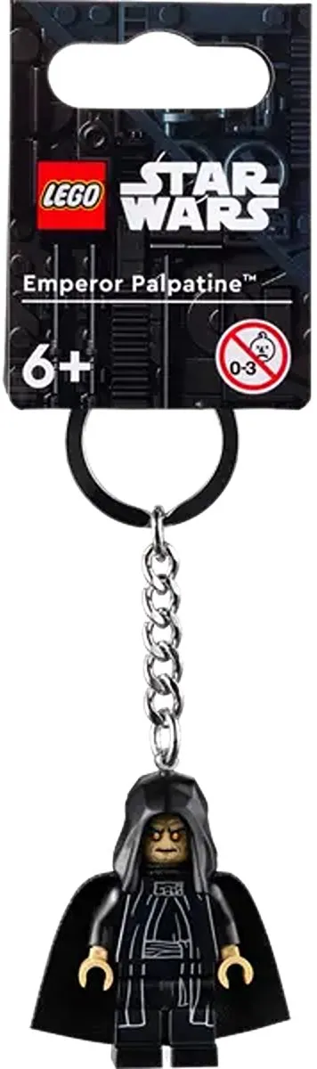 LEGO Star Wars Sleutelhanger Emperor Palpatine - Zwart