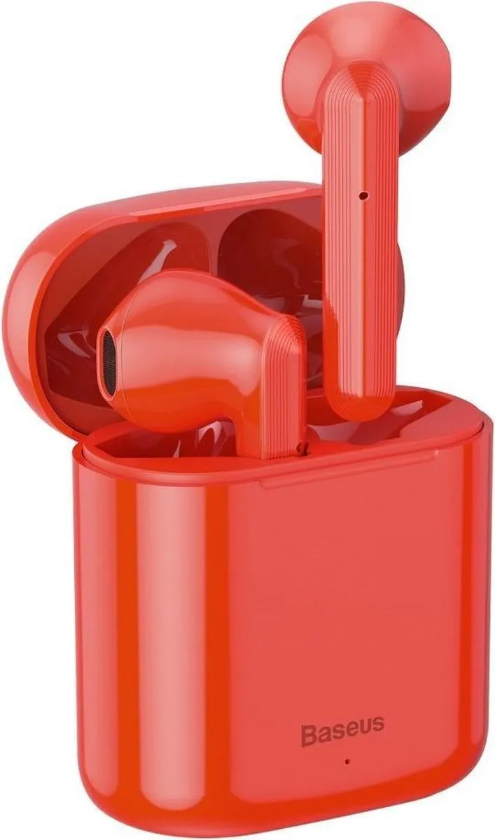Baseus NGW09-09 Bluetooth Oordopjes - Rood