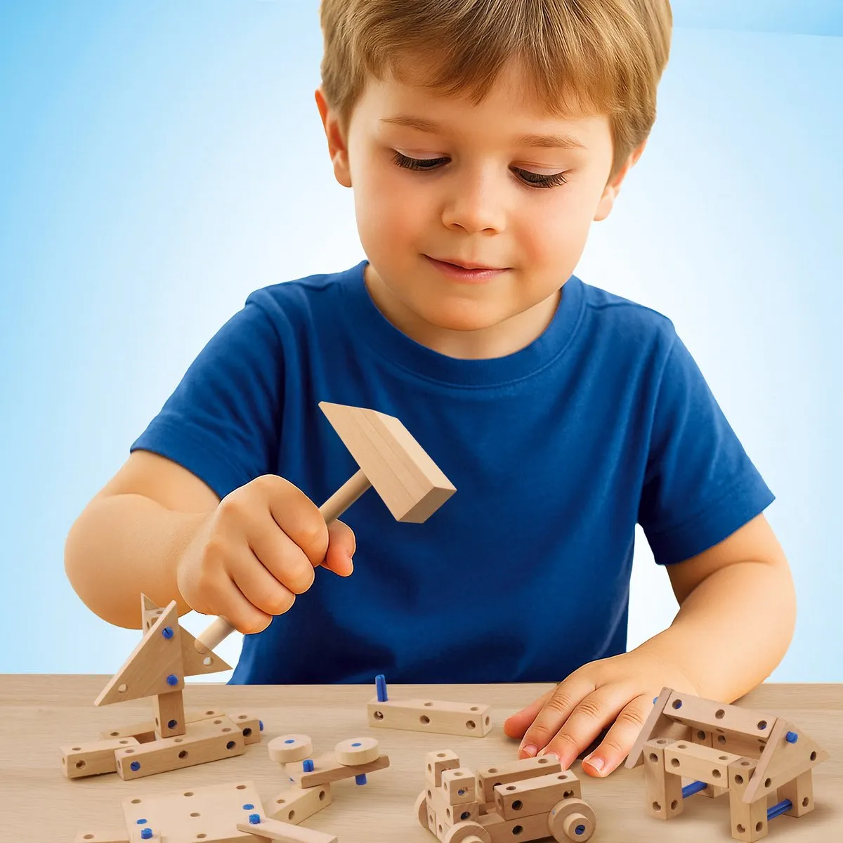 SES Creative BRIX Junior Bouwset 48-delig - Meerkleurig