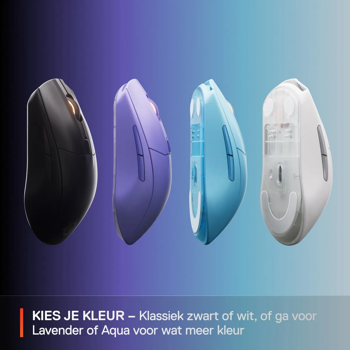 SteelSeries Rival 3 Wireless Gen 2 Gamingmuis 62524 - Wit