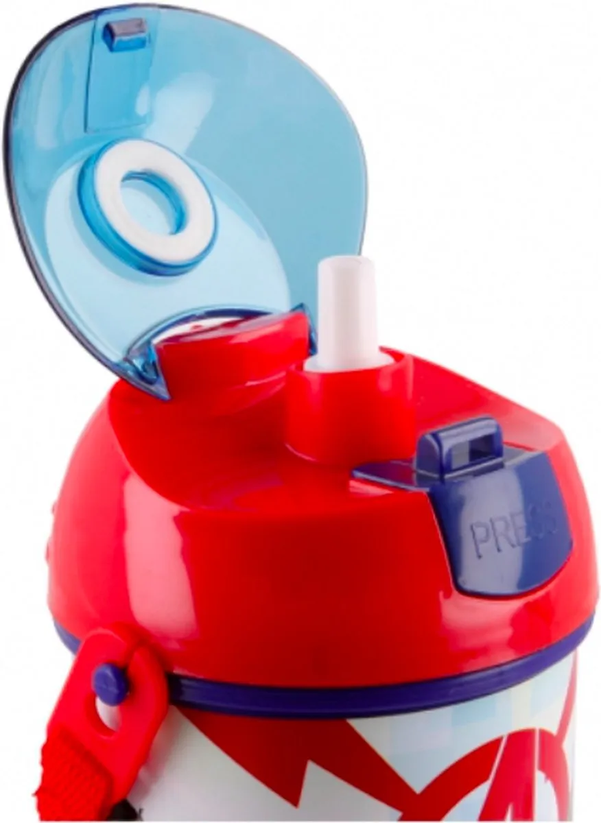 Marvel Avengers Drinkfles 450ml - Rood/Blauw