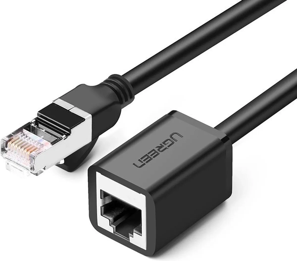 Ugreen Ethernet RJ45 Cat 6 FTP Kabel 2m - Zwart