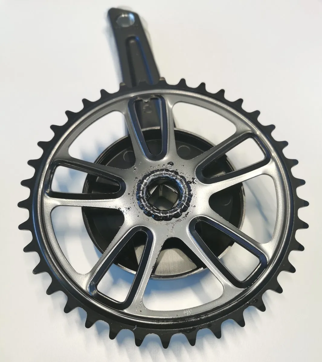 Gazelle Crankstel Strixvaria 38T - 170mm - Zwart - afbeelding 2 van 4