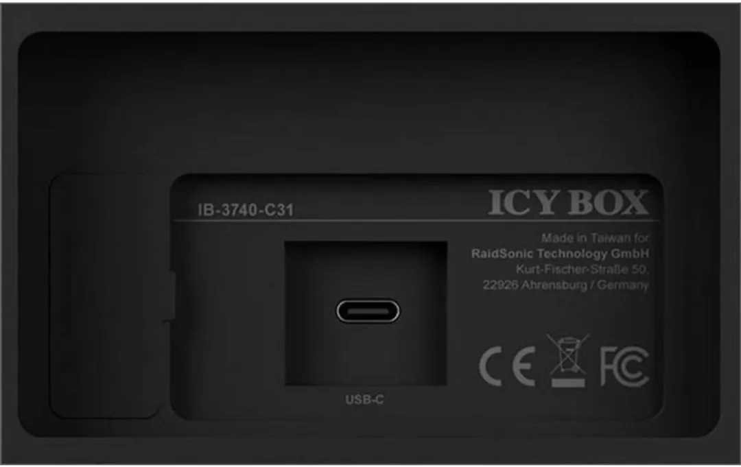 ICY BOX 60360 SATA-HDD-behuizing 2.5 inch USB-C 3.1 Gen 2