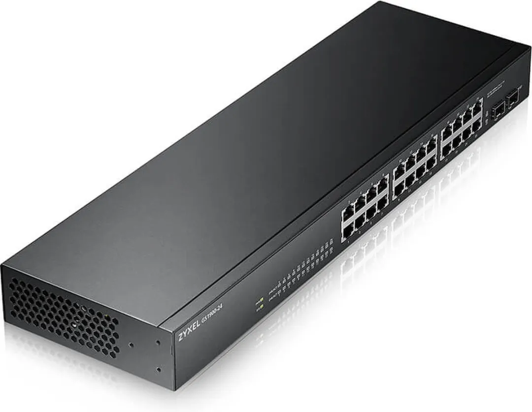 Zyxel GS1900-24 v2 Switch - 24x Ethernet - 2x SFP - 52 Gbps
