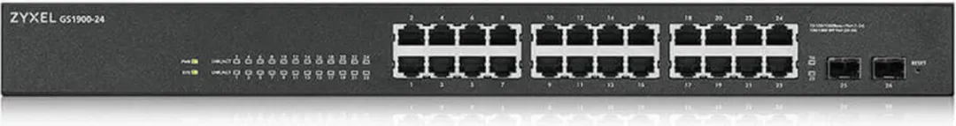 Zyxel GS1900-24 v2 Switch - 24x Ethernet - 2x SFP - 52 Gbps