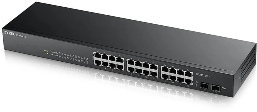 Zyxel GS1900-24 v2 Switch - 24x Ethernet - 2x SFP - 52 Gbps