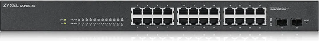 Zyxel GS1900-24 v2 Switch - 24x Ethernet - 2x SFP - 52 Gbps