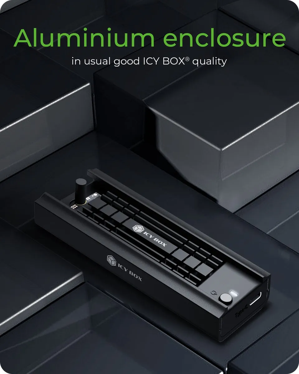 Icy Box IB-180MC-C31 M.2 Docking - USB 3.2 Type-C