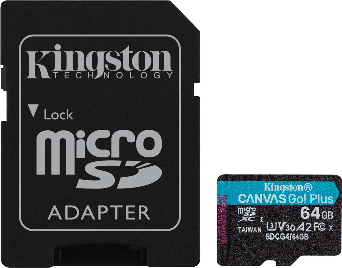 Kingston microSDXC Canvas Go! Plus Gen4 SDCG4/64GB 64GB - 200MB/s