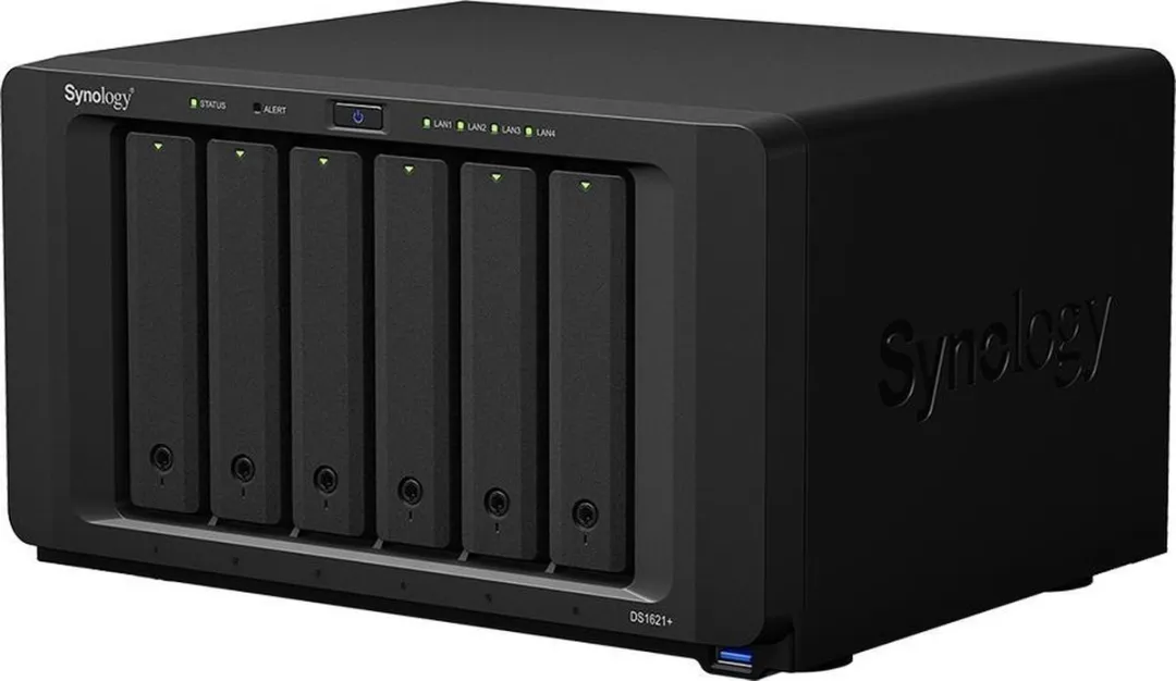 Synology DS1621+ NAS - 6 Slots - Zwart