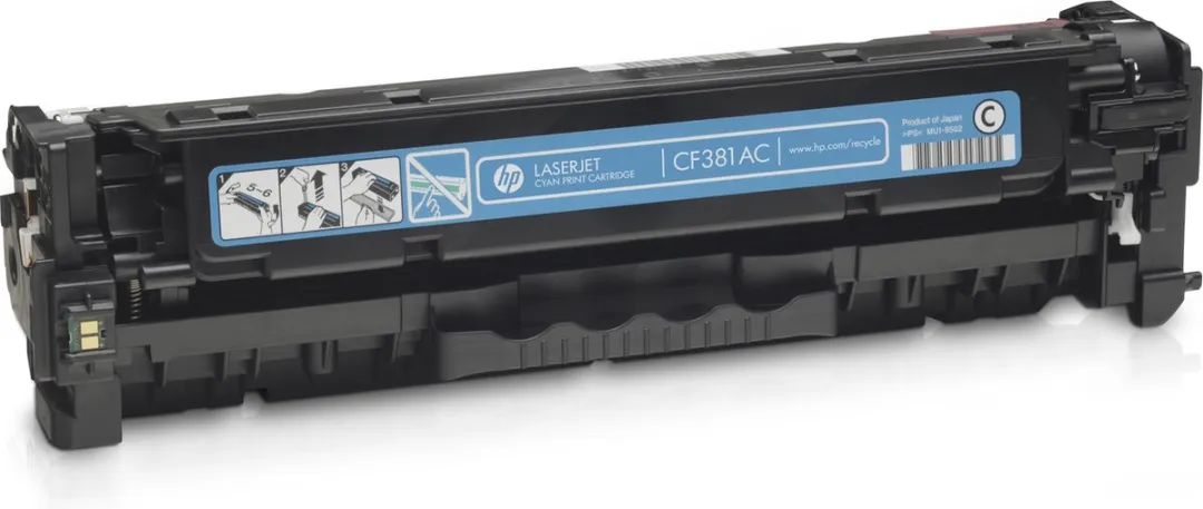 HP 312A CF381AC Tonercartridge - Cyaan - 2700 Pagina's - afbeelding 3 van 4