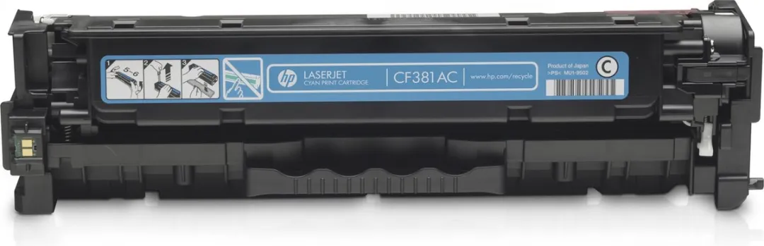 HP 312A CF381AC Tonercartridge - Cyaan - 2700 Pagina's - afbeelding 2 van 4
