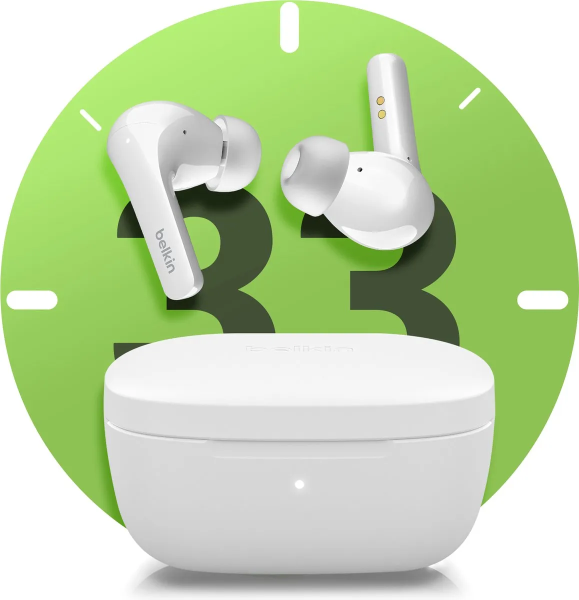 Belkin SoundForm Motion AUC010BTWH In-Ear TWS Headset - Wit