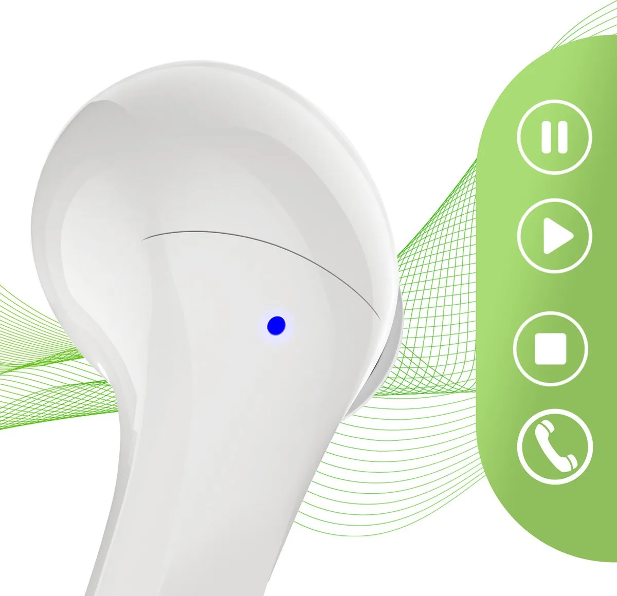 Belkin SoundForm Motion AUC010BTWH In-Ear TWS Headset - Wit