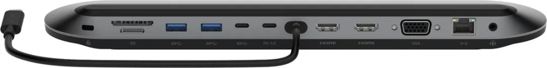 Belkin INC014BTSGY Laptopdock - USB 3.2 Gen 2 - Zwart/Grijs