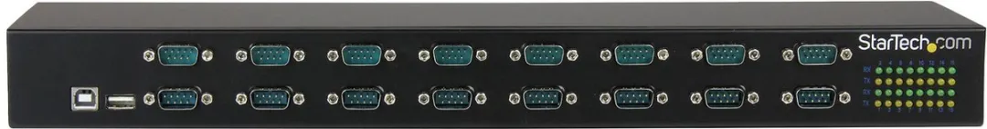 Startech ICUSB23216FD USB naar Serieel Adapter Hub - 16 Poorten - Zwart - afbeelding 3 van 4
