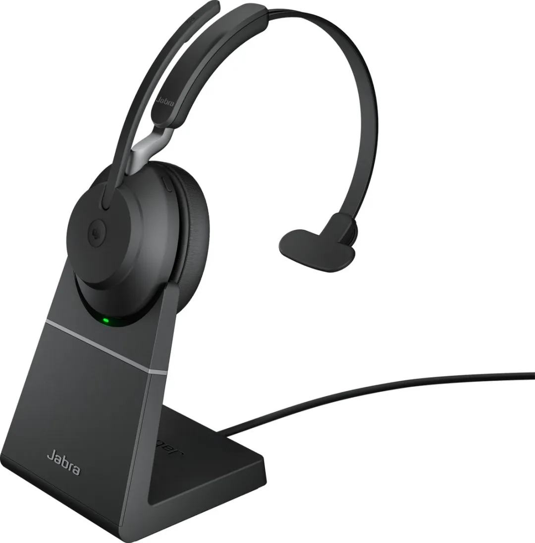 Jabra Evolve2 65 MS Mono Headset - Zwart - 26599-899-989