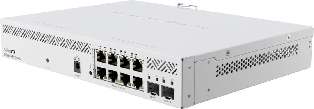 Mikrotik CSS610-8P-2S+IN Switch - 8x PoE 140W - 56 Gbps Wit