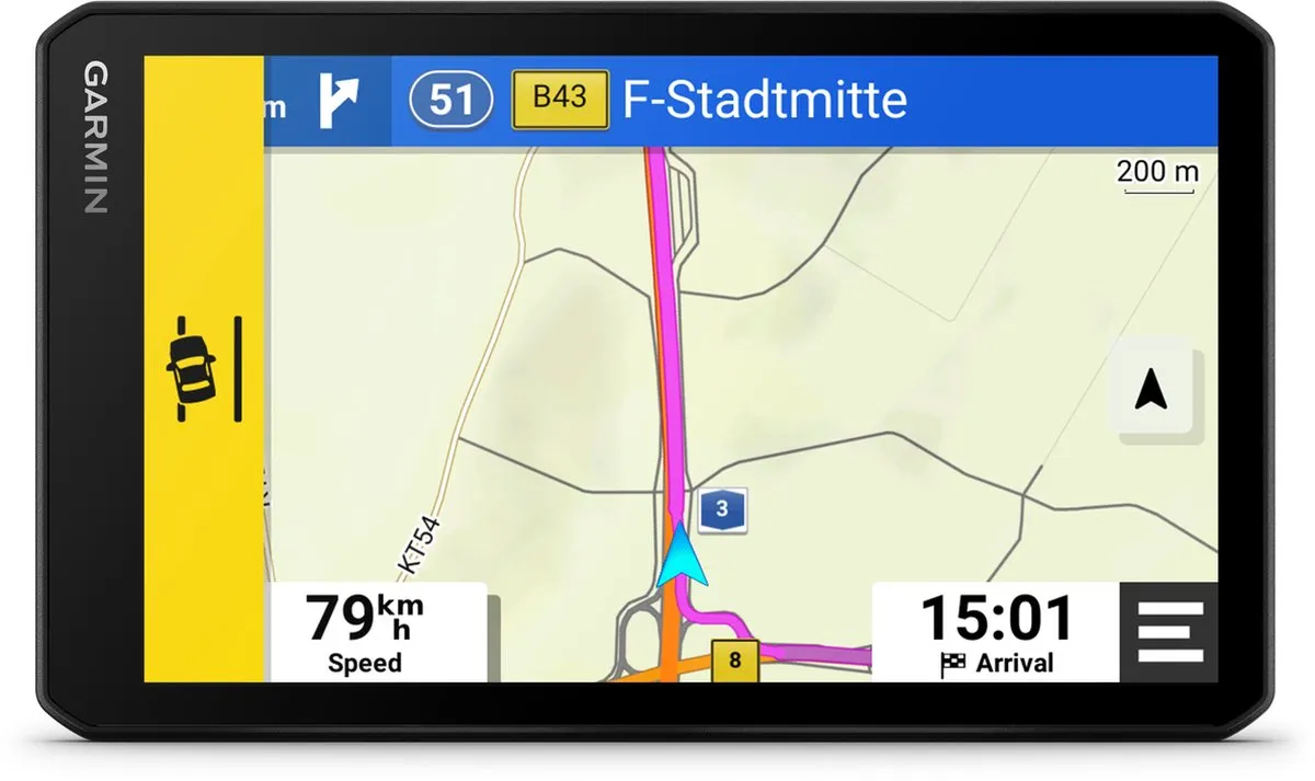 Garmin DriveCam 76 Navigatiesysteem Auto - 7 inch - Ingebouwde Dashcam - Zwart