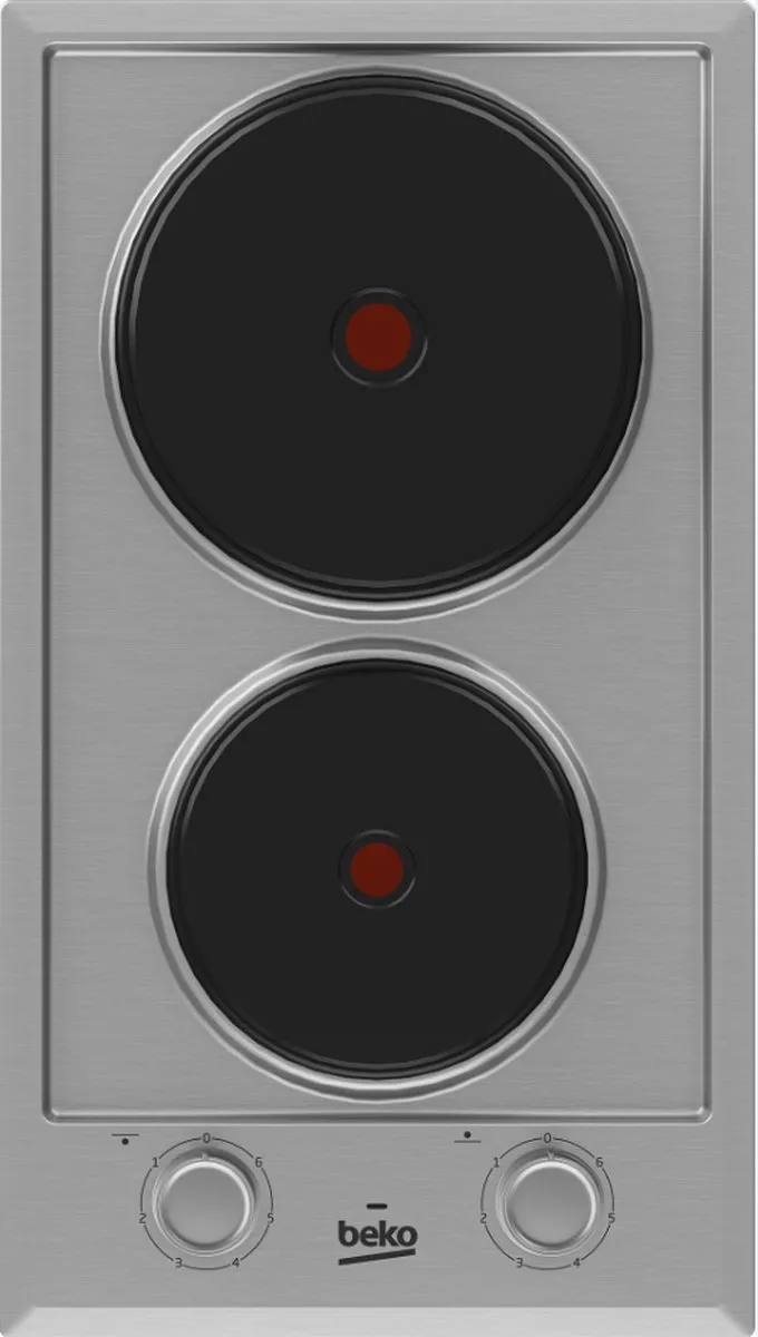 Beko HDCE32201X Inbouwkookplaat 2 Zones - Roestvrijstaal