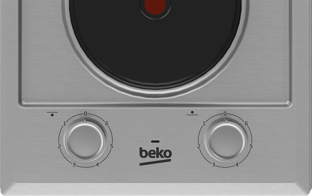Beko HDCE32201X Inbouwkookplaat 2 Zones - Roestvrijstaal