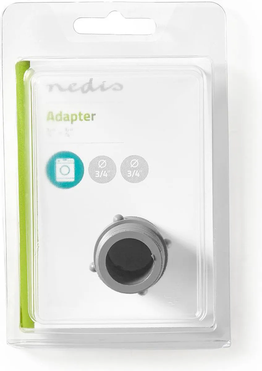 Nedis Slangadapter WAHA3434 3/4" - Grijs