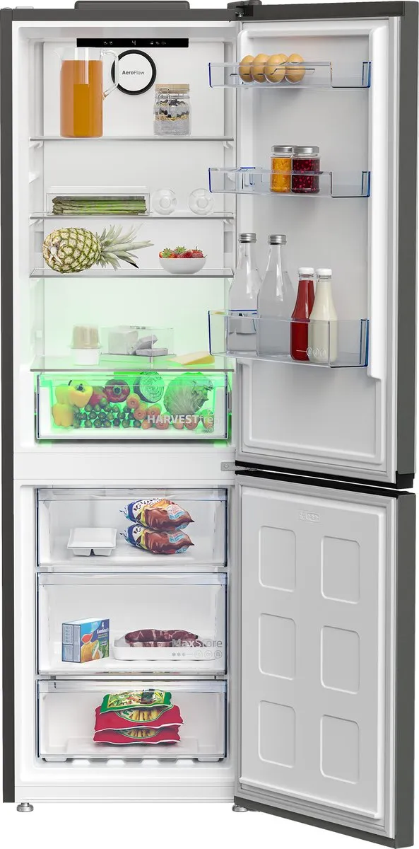 Beko B5RCNA366HG Vrijstaand Koelkast 316L - Grijs