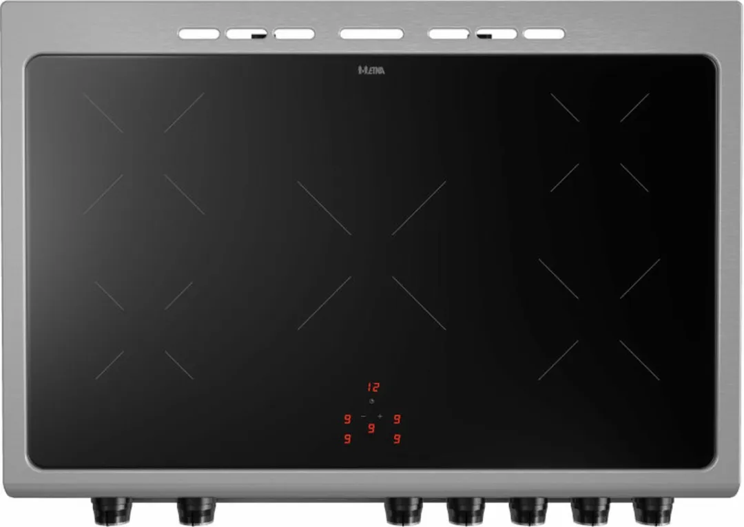 Etna FI590RVS Inductiefornuis 90cm - 5 Zones - 3-Fase