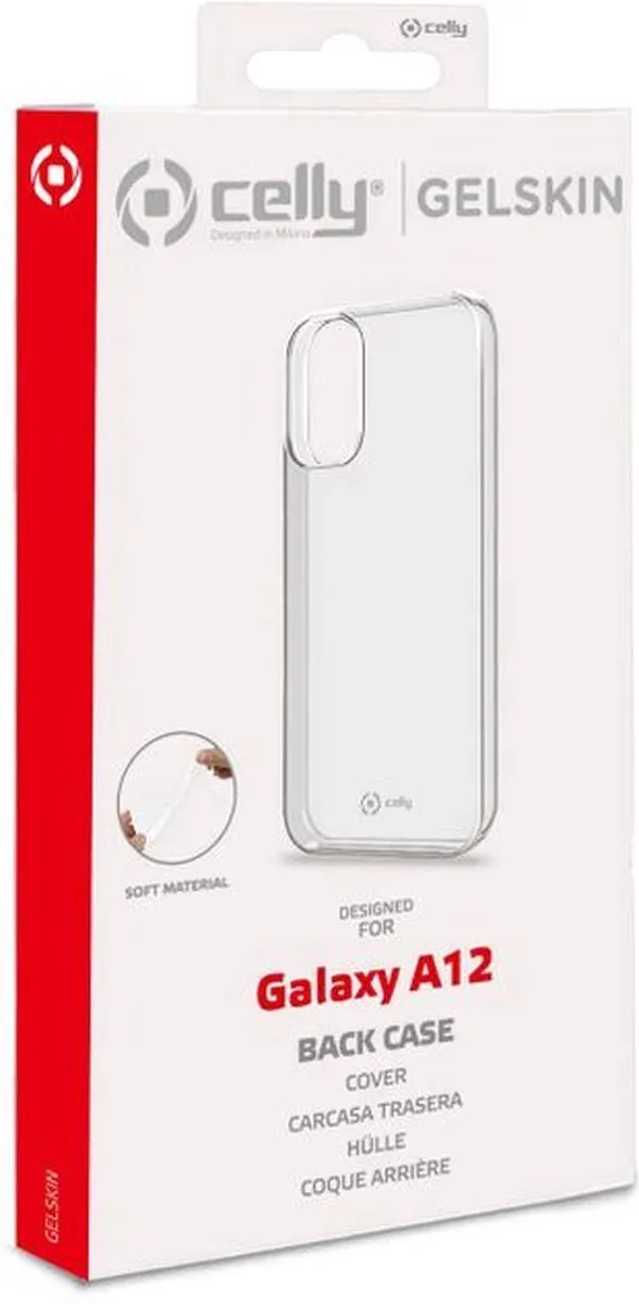 Celly Hoesje Samsung Galaxy A12 - Transparant