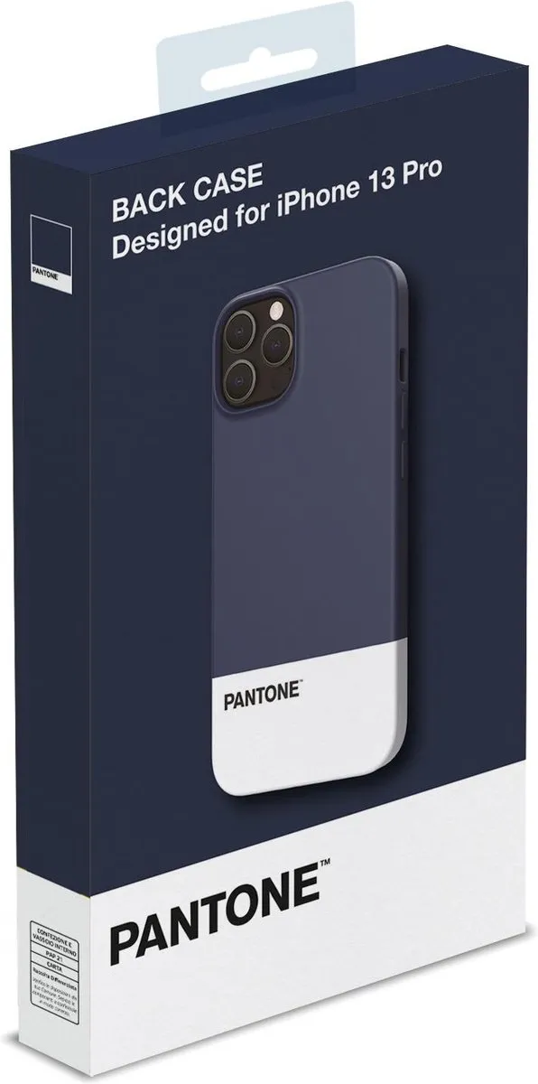 Celly Pantone Design Silicone Hoesje iPhone 13 Pro PT-PC1008N - Blauw