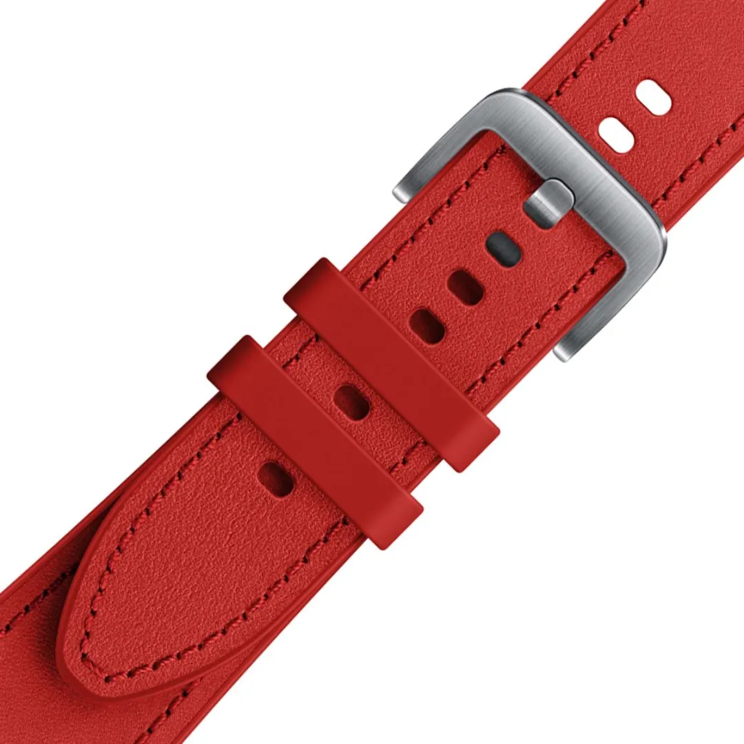 Samsung Hybrid Leather Band M/L - Rood