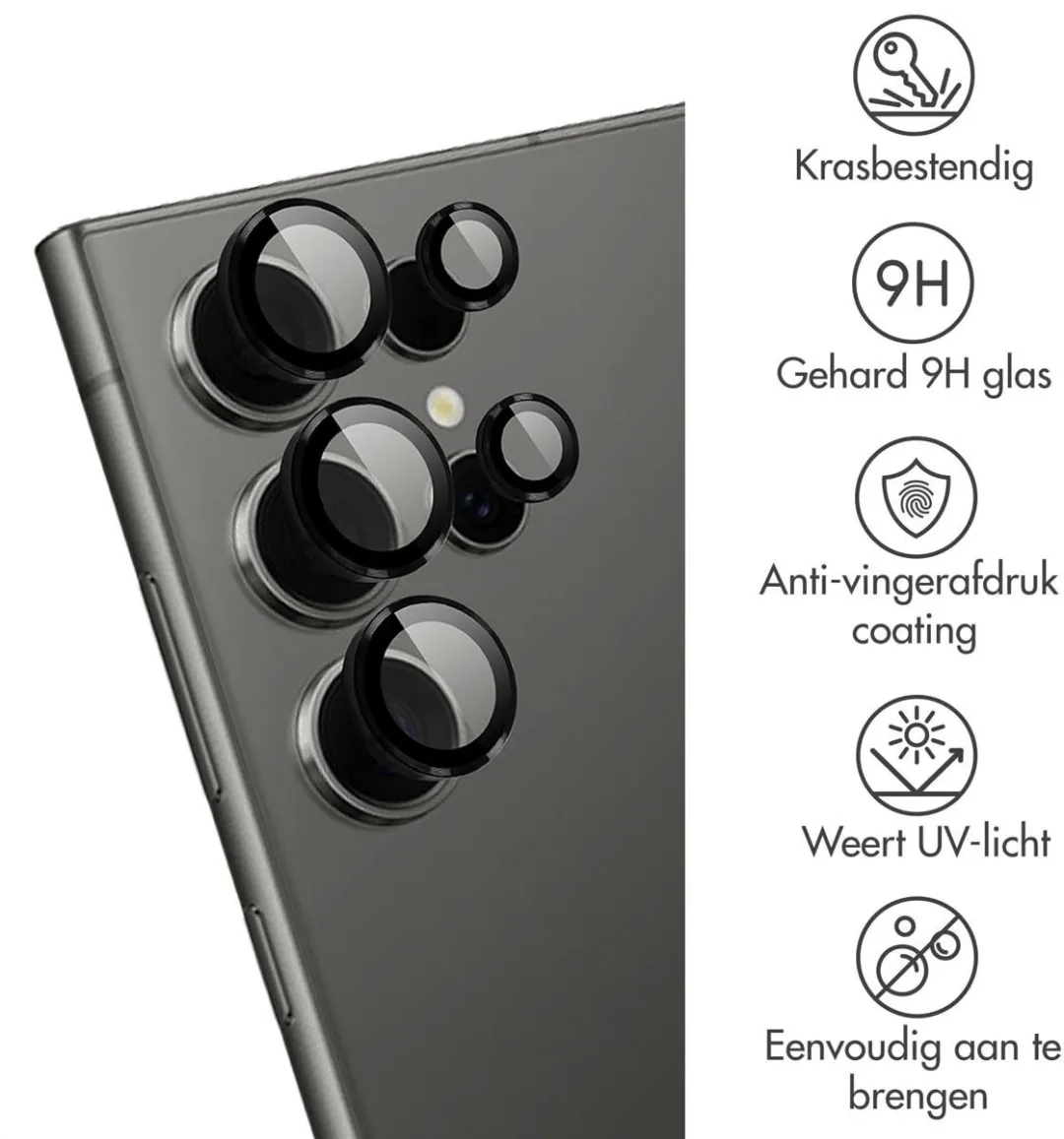 Imoshion Screenprotector Samsung Galaxy S24 Ultra - Gehard Glas