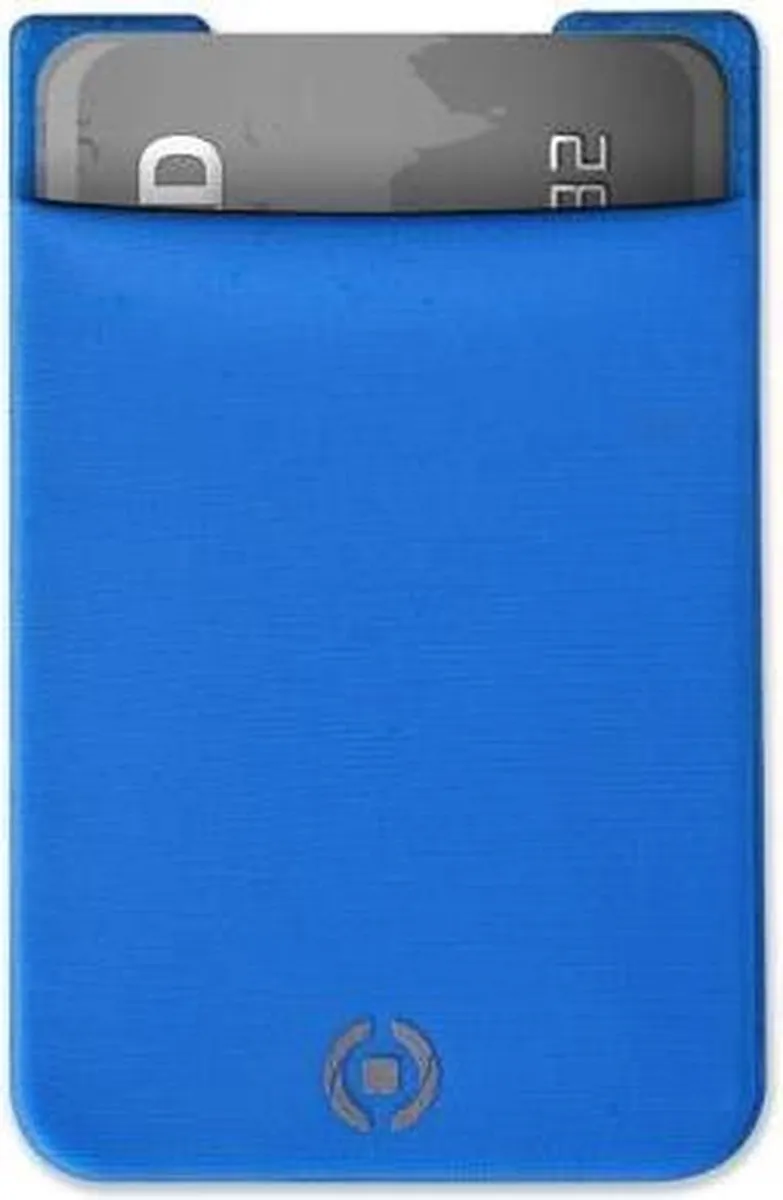 Celly Zelfklevende Kaarthouder Blauw - 8021735742050