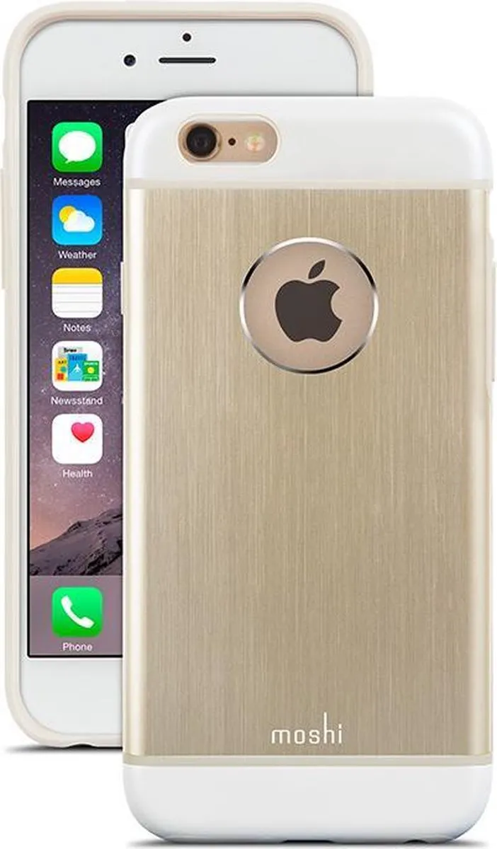 Moshi iGLAZE ARMOUR MO-99MO080251 Hoesje - iPhone 6/6s/Plus - Goud - afbeelding 6 van 6