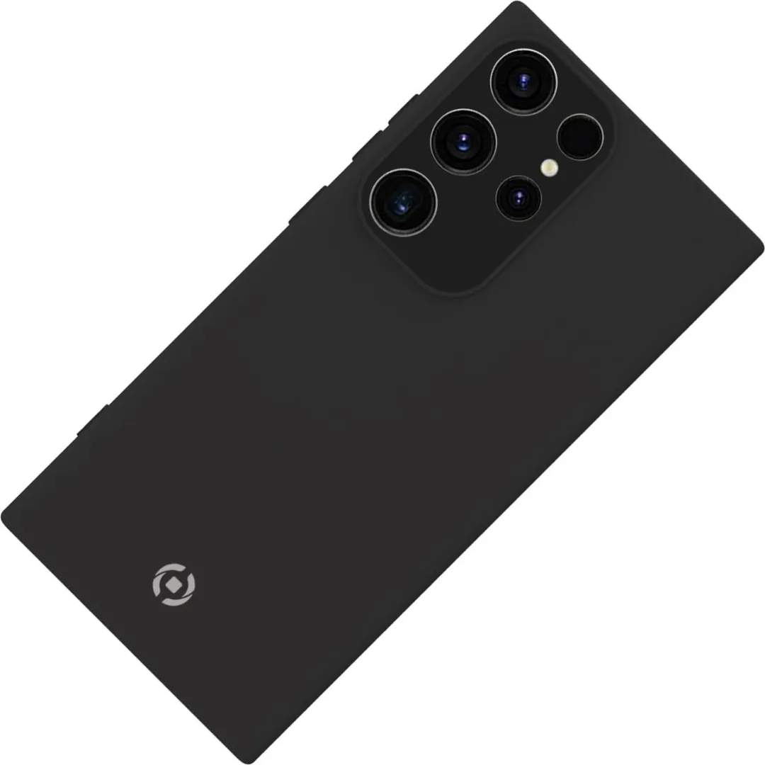 Celly Cromo Siliconen Hoesje Samsung Galaxy S23 Ultra - Zwart - afbeelding 6 van 6