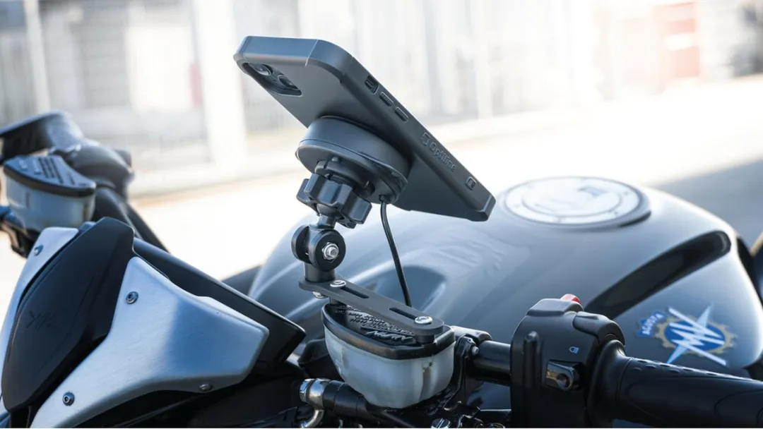 Lampa Optiline Draadloze Oplader Scooter - SAE Aansluiting - Zwart