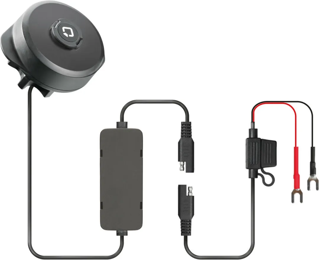 Lampa Optiline Draadloze Oplader Scooter - SAE Aansluiting - Zwart