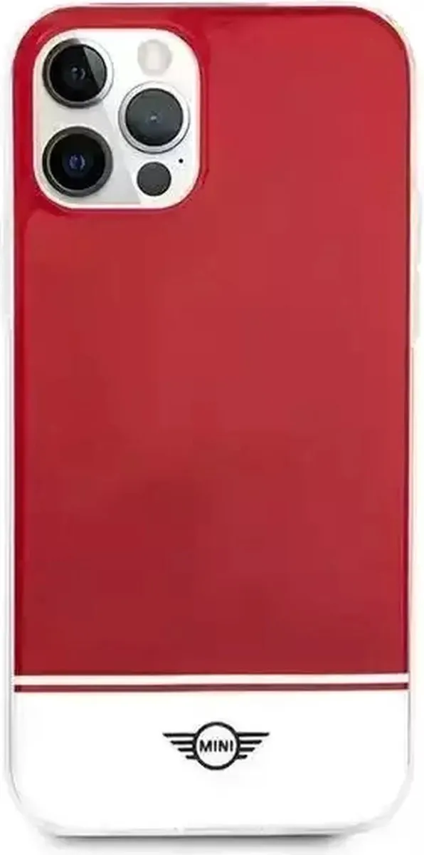 Mini Stripe Collection Hardcase iPhone 12/12 Pro - Rood