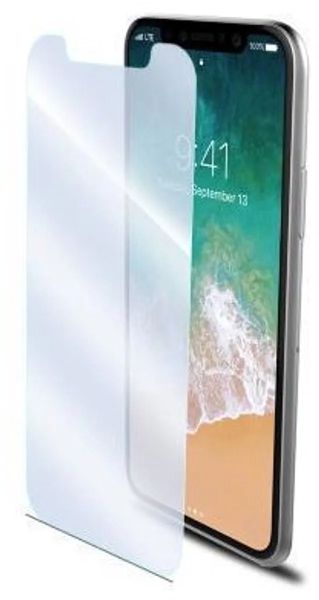 Celly Easy Glass Screenprotector iPhone Xs/X/11 Pro - Glas