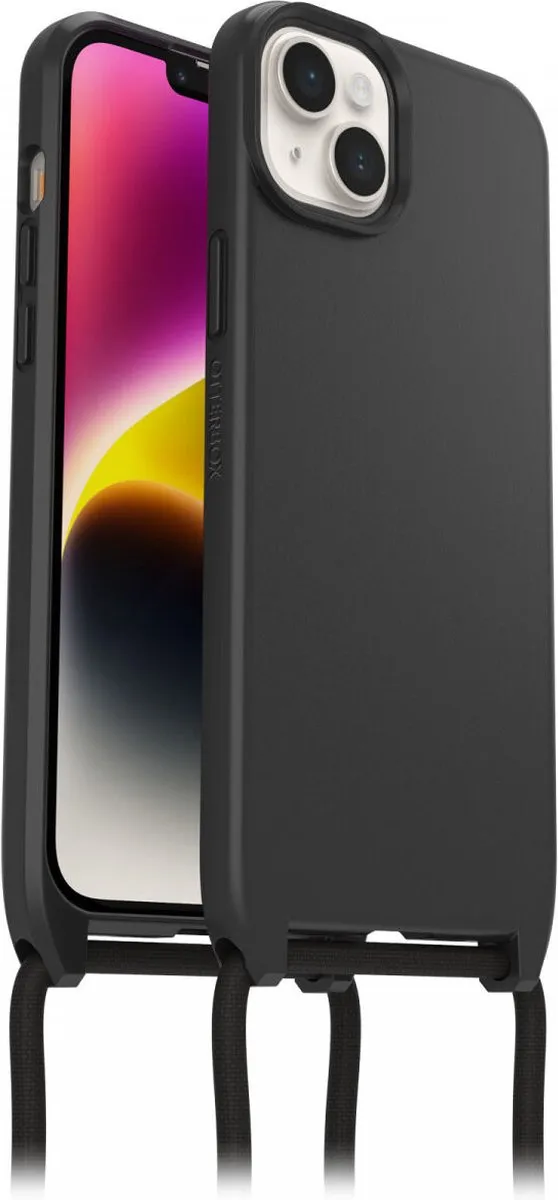 OtterBox React Necklace iPhone 14 Plus Hoesje met Koord Zwart