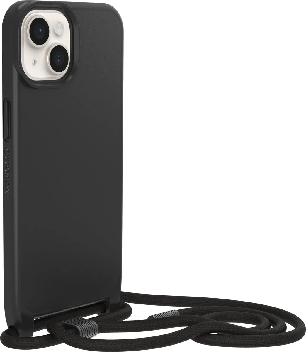 OtterBox React Necklace iPhone 14 Plus Hoesje met Koord Zwart