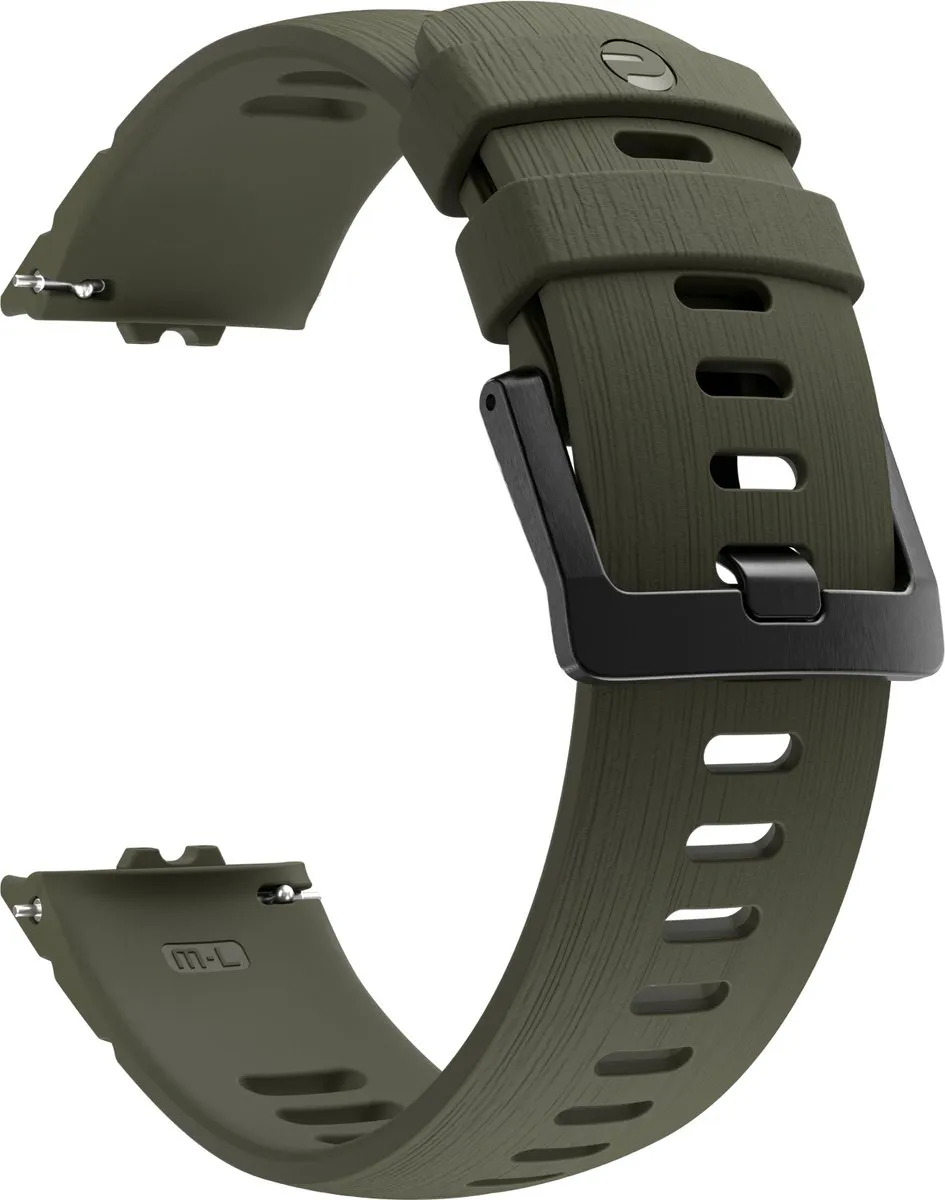 Polar Street X Siliconen Horlogeband 22mm - Groen