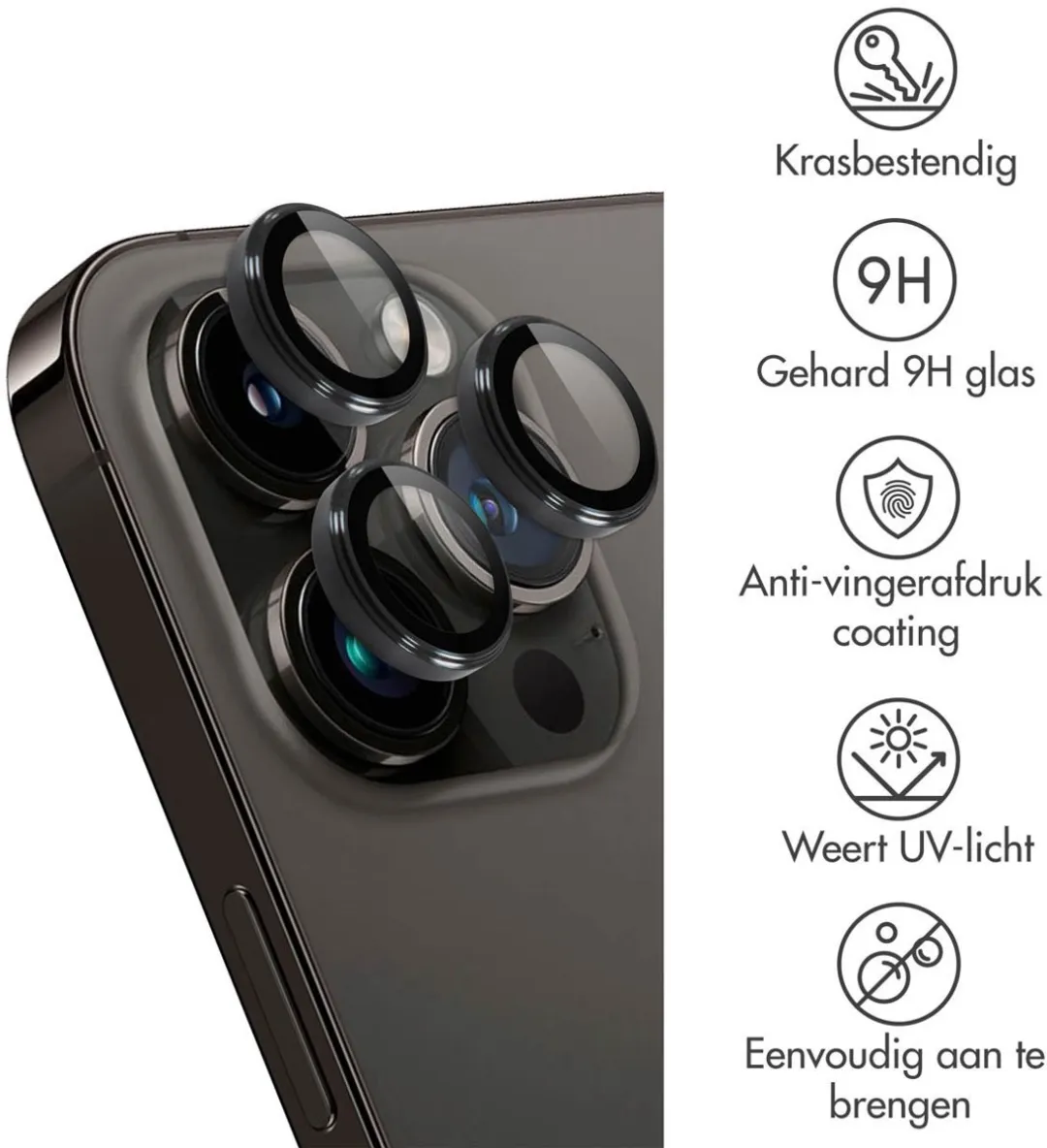 Imoshion Screenprotector iPhone 15 Pro - Gehard Glas