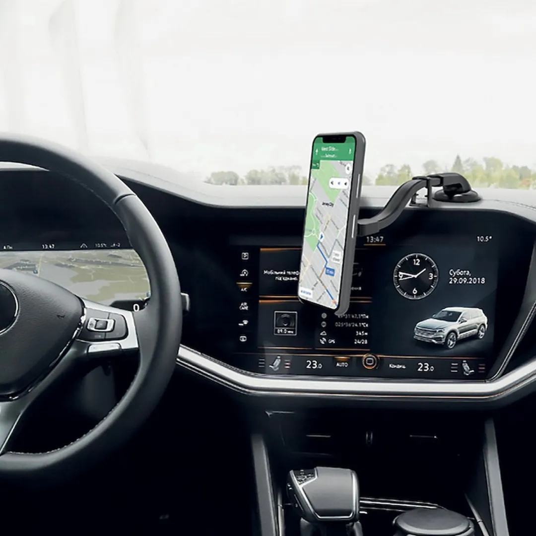 Celly GhostSuperFlex Magnetische Telefoonhouder Dashboard - Zwart