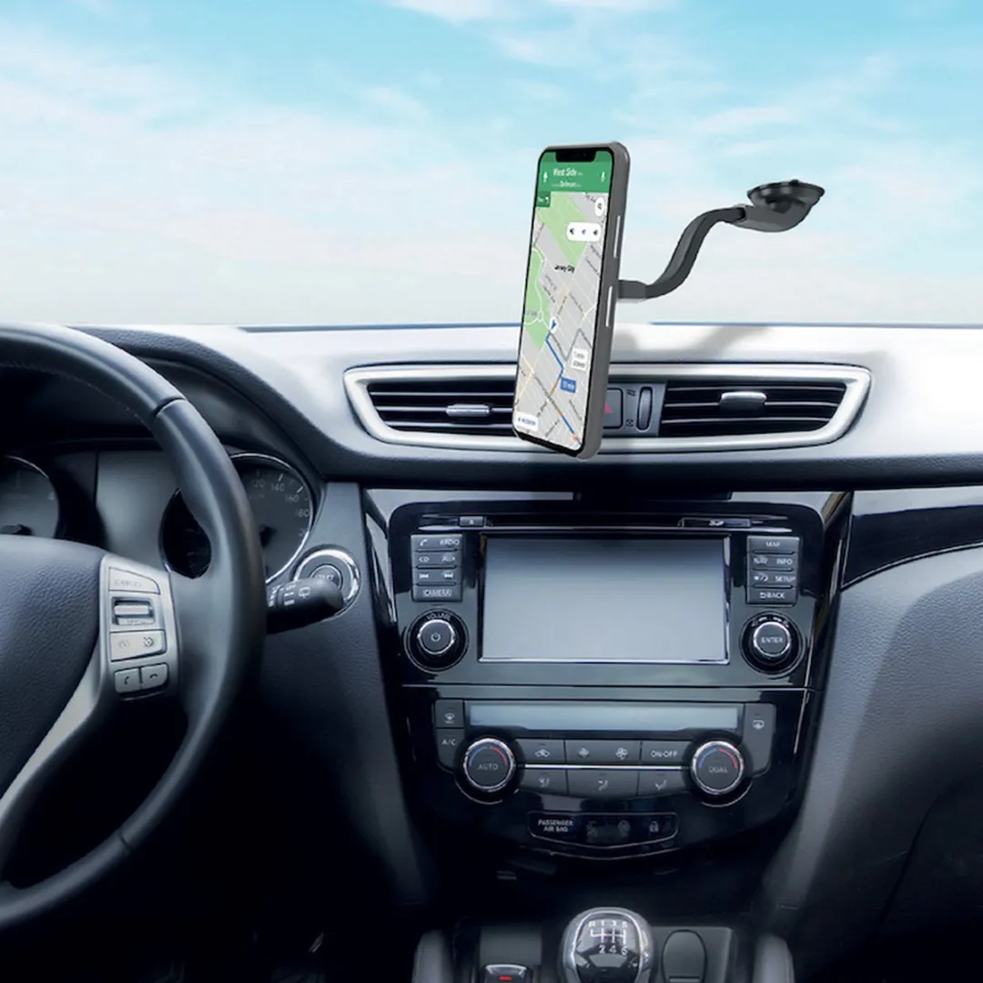 Celly GhostSuperFlex Magnetische Telefoonhouder Dashboard - Zwart