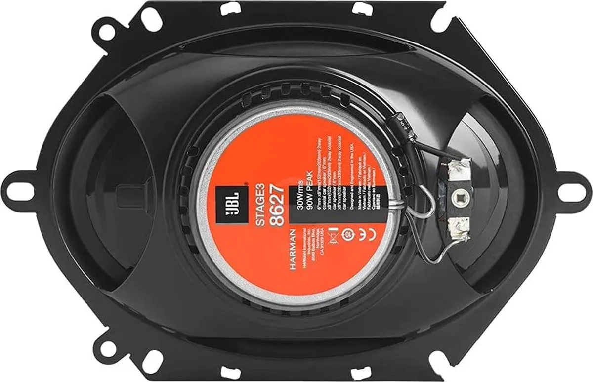 JBL Stage3 8627 Coaxiale Inbouwspeakers 250W - Zwart