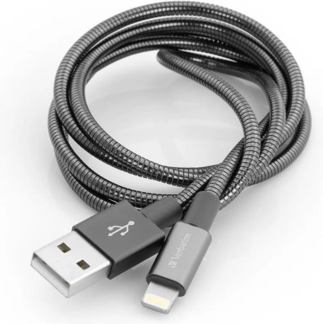 Verbatim Lightning-kabel Sync & Charge 100cm - Grijs