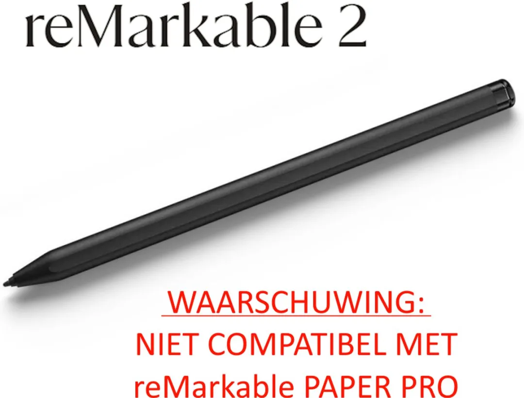 Marker PLUS (met gum) - stylus pen voor reMarkable 2 met extra tips - [NIET VOOR reMarkable PRO of PRO MOVE!]