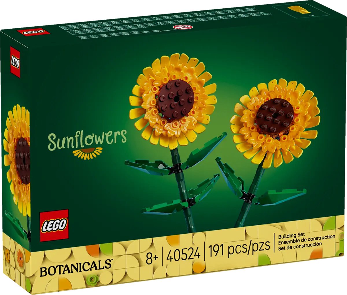LEGO Iconic Zonnebloemen - Botanical Collection - 40524